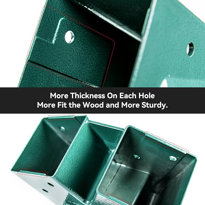 Heavy Duty Children Swing Set Hardware Replacement Kit 2 Swing 4 Swing 2 Green (H2SG)