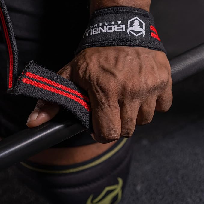 Lifting Straps (1 Pair) - Wrist Straps for Weightlifting - Lifting Straps Gym for Deadlift - Weight Lifting Straps for Weight Training - Gym Straps for Workout, Powerlifting, Strength Training and Bodybuilding - For Men and Women