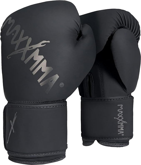 MaxxMMA Pro Style Boxing Gloves for Men & Women, Training Heavy Bag Workout Gloves, Muay Thai, Sparring Kickboxing Punching Bag Work Fight Gloves