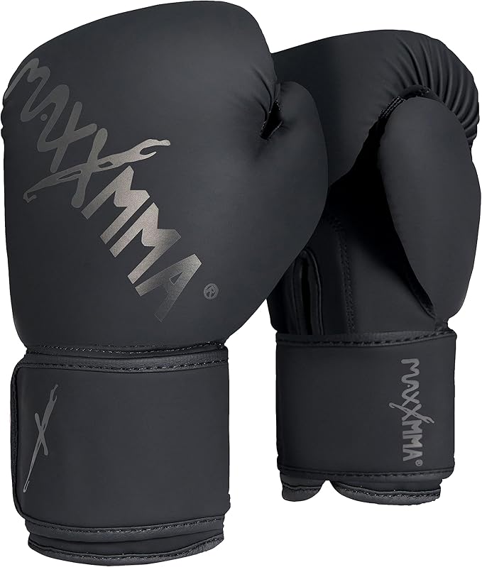 MaxxMMA Pro Style Boxing Gloves for Men & Women, Training Heavy Bag Workout Gloves, Muay Thai, Sparring Kickboxing Punching Bag Work Fight Gloves