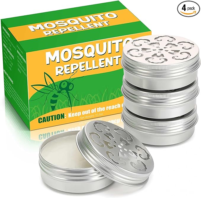 4 Pack Powerful Mosquito Repellent - Natural Deet