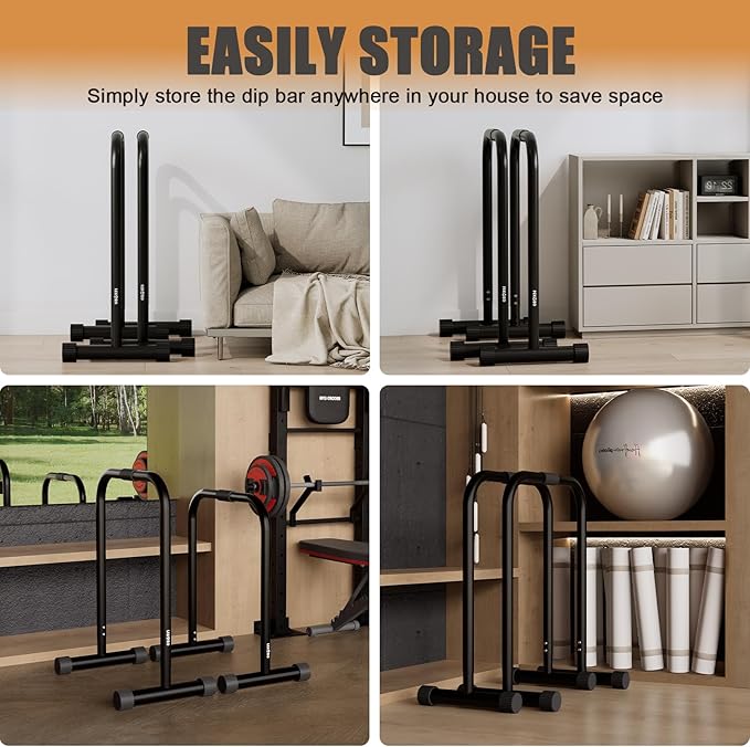 Adjustable Dip Bar 330LBS