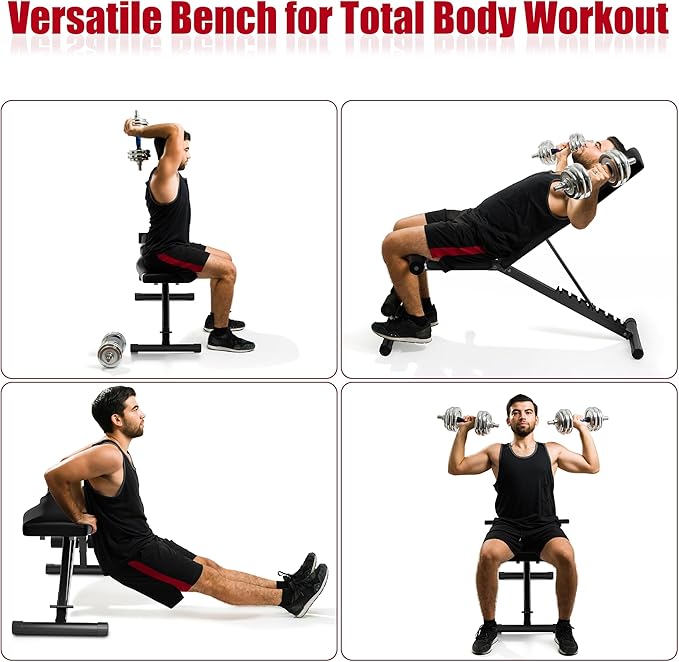 Adjustable Weight Bench Press for Home Gym Workout 700 LB