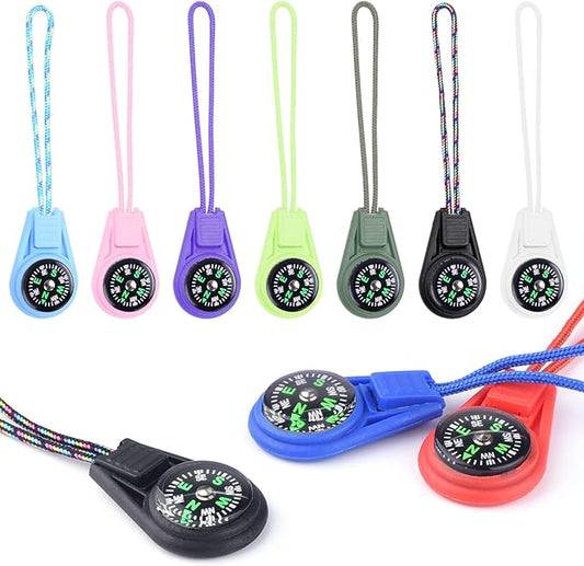 Mini Compass for Kids Compass Keychain，Button Compass Bulk
