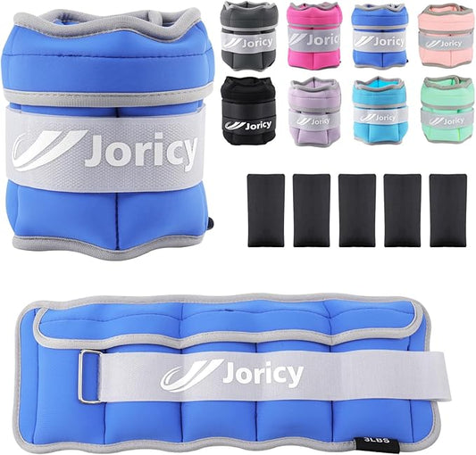 Adjustable Ankle Weights for Women Men Kids 1/2/3/4/5/6/8/10/12/20 1 Pair