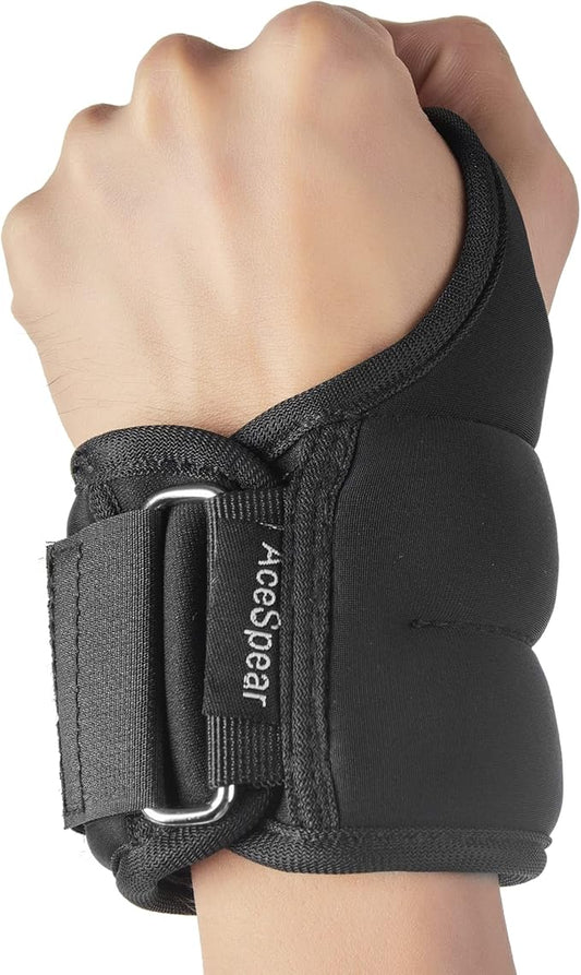 AceSpear Wrist Weights with Thumb Loops Lock 1lb*2 2lbs*2 2lbs*2 3lbs*2 3lbs*2 Ankle