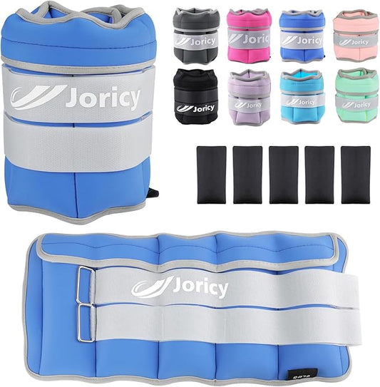 Adjustable Ankle Weights for Women Men Kids 1/2/3/4/5/6/8/10/12/20 1 Pair
