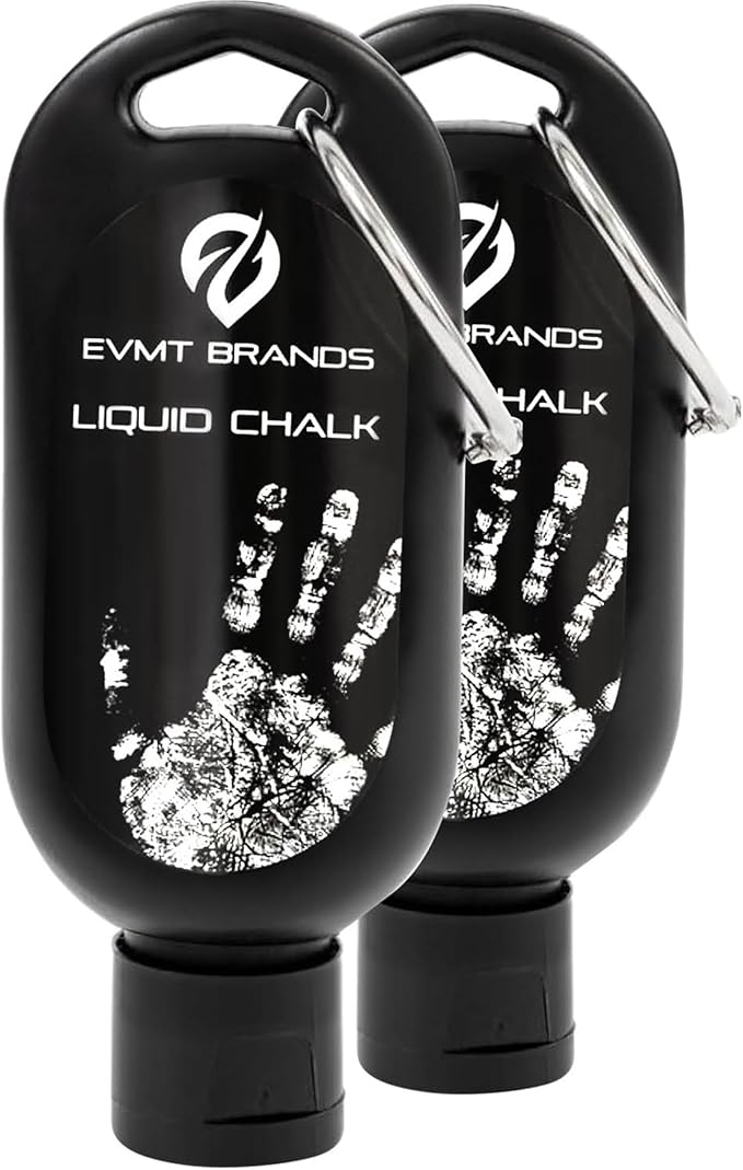 Liquid Chalk, Mess Free Gym Chalk for Weightlifting, Gymnastics, Rock Climbing, Dancing. Sweat Resistant and Long Lasting for Stronger Grip.