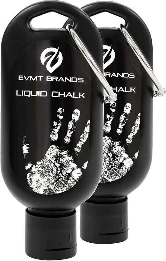 Liquid Chalk, Mess Free Gym Chalk for Weightlifting, Gymnastics, Rock Climbing, Dancing. Sweat Resistant and Long Lasting for Stronger Grip.