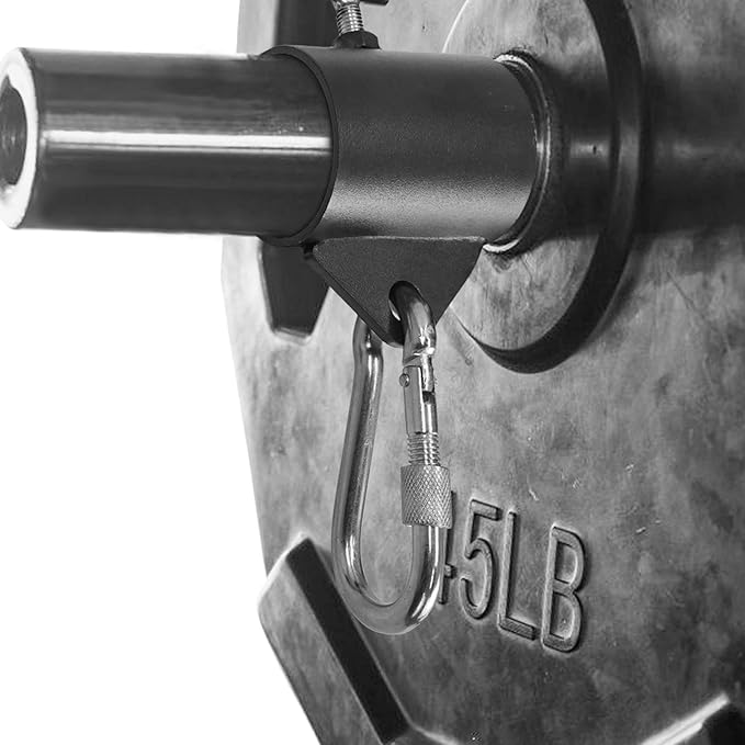 Luwint Mini Barbell Jack/Chain Collars with Loop