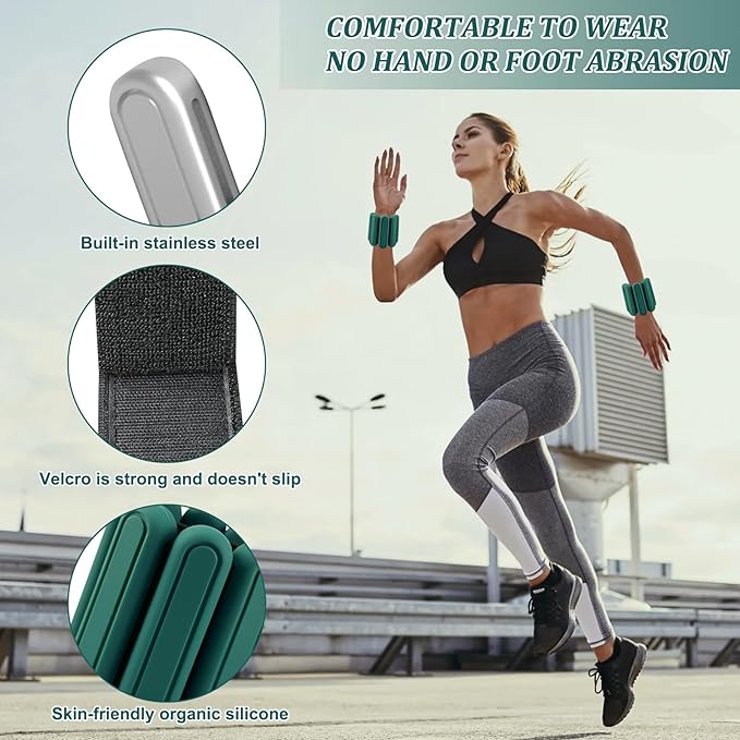 Adjustable Ankle Weights for Women Men Kids Wrist