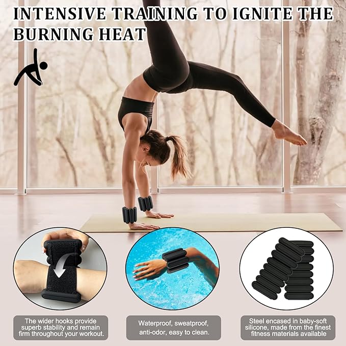 Adjustable Ankle Weights for Women Men Kids Wrist