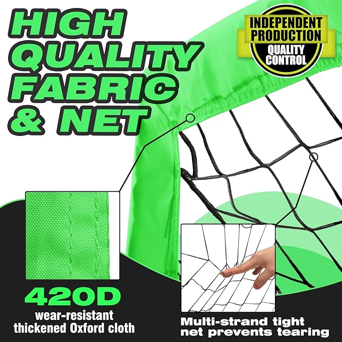 Kids Soccer Goal for Backyard 5×3, 6×4, 6×4, 9×5FT 9×5FT Easy