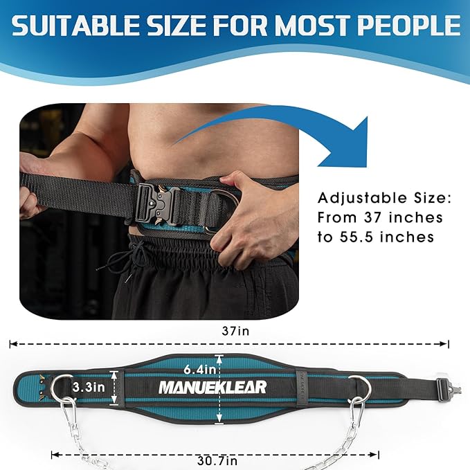 MANUEKLEAR All-Round Weighted Belt For Pullups