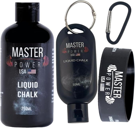 Mess-Free Gym Chalk for Weightlifting, Gymnastics, Rock Climbing, Dancing. Sweat-Resistant and Long Lasting for Stronger Grip - High Performance - Skin Friendly