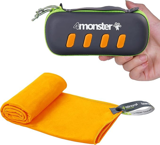 4Monster Camping Towel Super Absorbent-Quick Dry Microfiber Towel