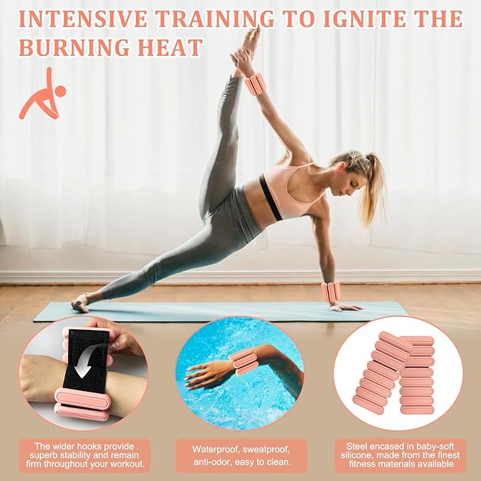 Adjustable Ankle Weights for Women Men Kids Wrist