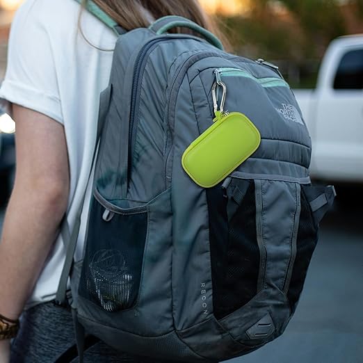 Heart Rate Monitor Case for AliveCor for KardiaMobile 1L 6L Personal EKG Monitor Storage Holder Fits for Cardiac Mobile Portable Heart Rate Monitor Bag Organizer (Pill Box Included) Green