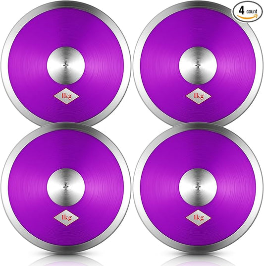 4 Pcs 1kg Sports Training Discus Boys Girls