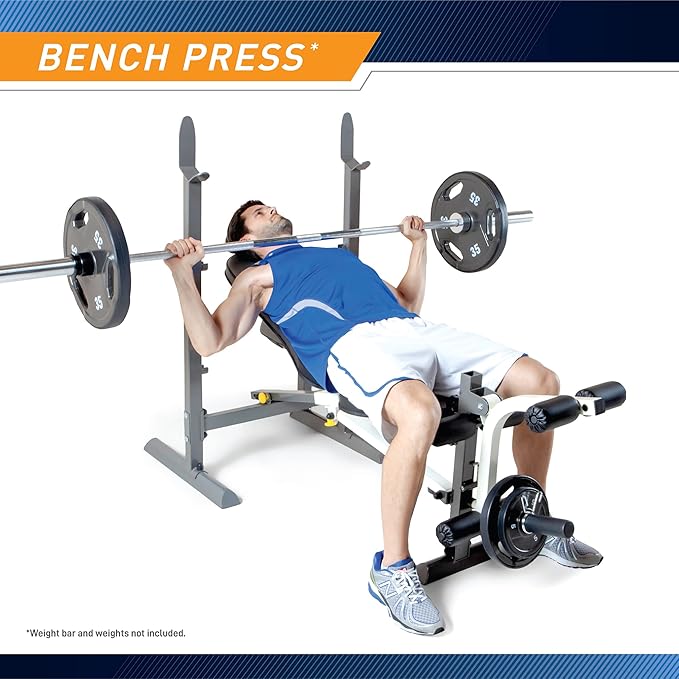 MARCY Adjustable Weight Bench - Incline 600 lbs MWB-20100