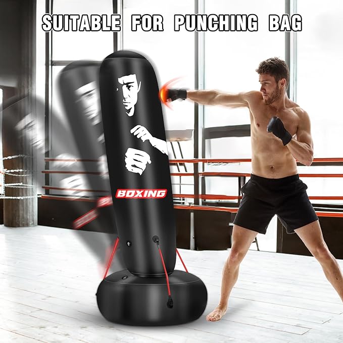 4 Pcs Punching Bag Elastic Cords, Boxing Bag Accessories for Strengthen The Rebound of The Punching Bag, Red, 12.6 inches, 50 Lbs
