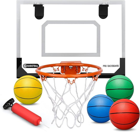 Mini Basketball Hoop Set for Kids Adults 4 Small