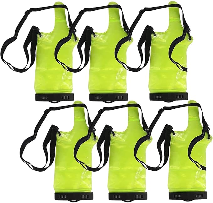 6Pcs Universal Two Way Radio Waterproof Case Bag UV-3R UV-5R UV-5R PX-888 PX-888 Walkie