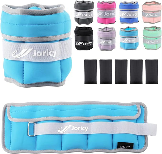 Adjustable Ankle Weights for Women Men Kids 1/2/3/4/5/6/8/10/12/20 1 Pair