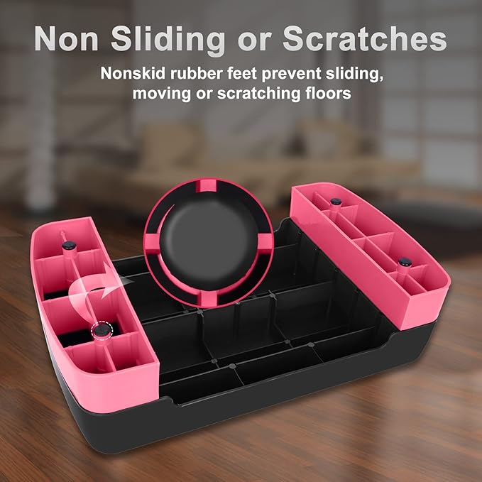 Height-Adjustable 4"-6" Step Aerobics Platform Fitness Equipment Stepper 2 Riser