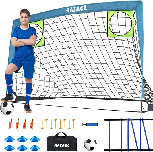Kids Soccer Goal for Backyard 9x5 FT