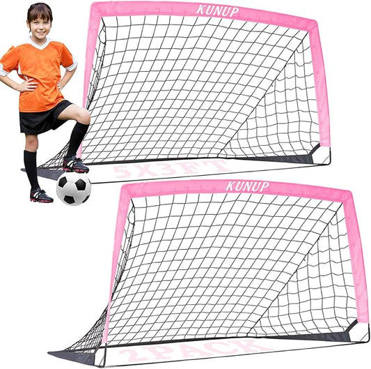 Kids Soccer Goals for Backyard 5×3, 6×4, 6×4, 9×5FT 9×5FT 2 2 Pieces