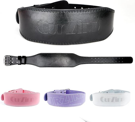 9mm Leather Fitness Weight Lifting Belt for Women&Men 4 Inches
