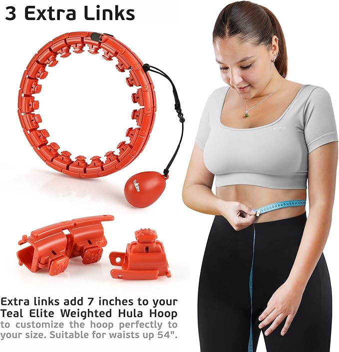 3 Extra Links for Teal Elite Weighted Hula