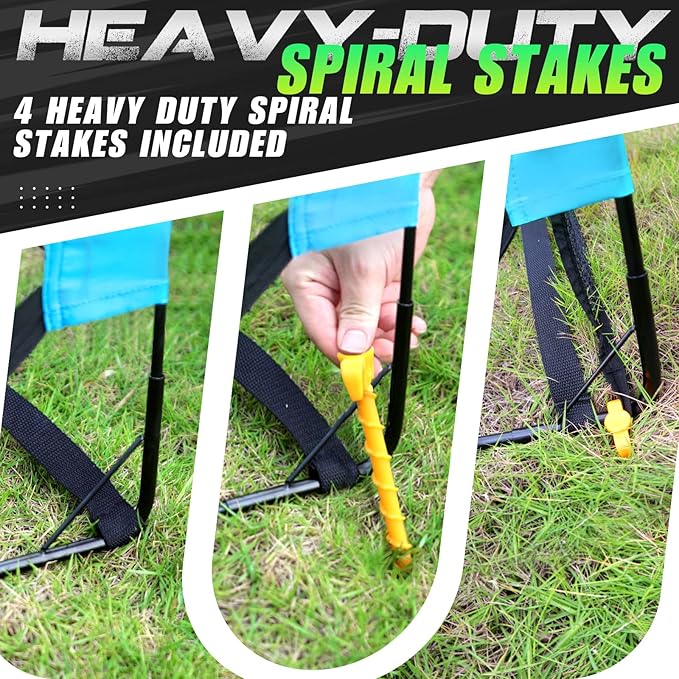 Kids Soccer Goal for Backyard 5×3, 6×4, 6×4, 9×5FT 9×5FT Easy
