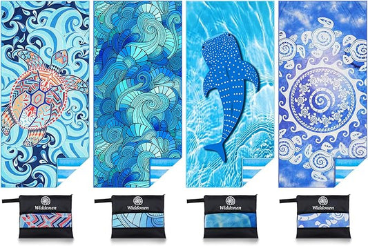 Microfiber Lightweight Beach Towel Sand Free Quick Dry