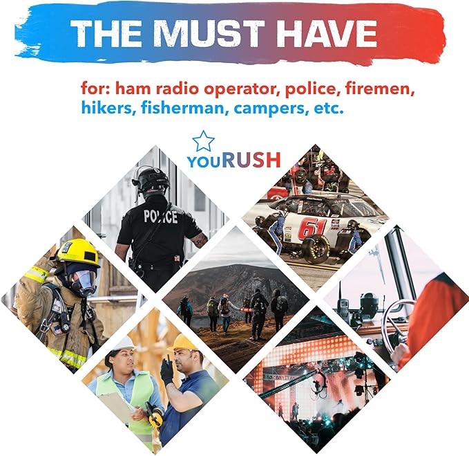 8xHam Radio Holder for Baofeng UV-5R Radio Holster BF-F8HP, UV5RUSH, UV5RUSH, UV-5R, UV-5R, UV-82, UV-82, UV-H5 UV-H5 Case