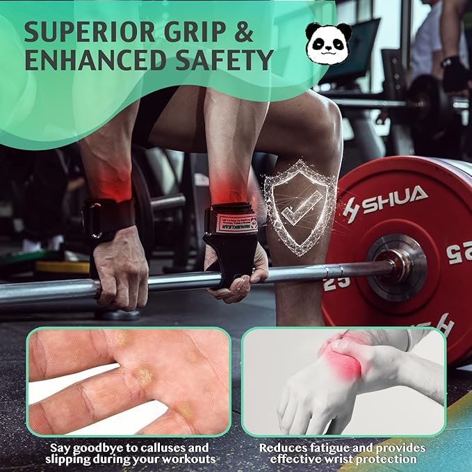 MANUEKLEAR Weight Lifting Wrist Wraps