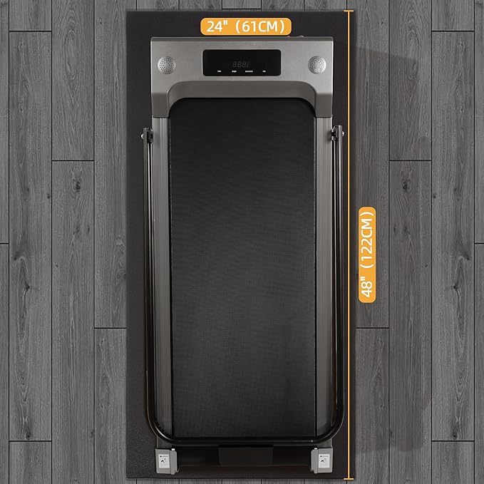 High Density Home Gym Treadmill Exercise Bike Equipment Mat 1/4" Thick,