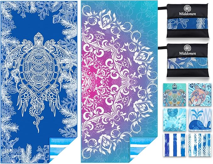 Microfiber Lightweight Beach Towel Sand Free Quick Dry