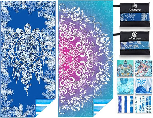 Microfiber Lightweight Beach Towel Sand Free Quick Dry