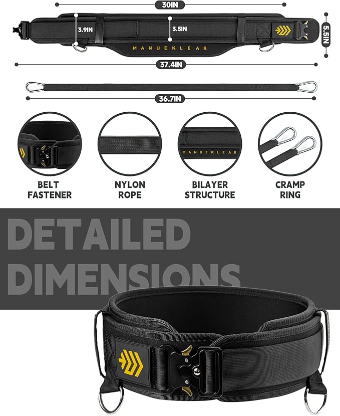MANUEKLEAR Quick Locking Weighted Belt