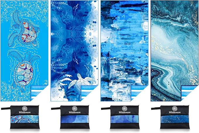 Lightweight Thin Microfiber Beach Towel Sand Free Quick