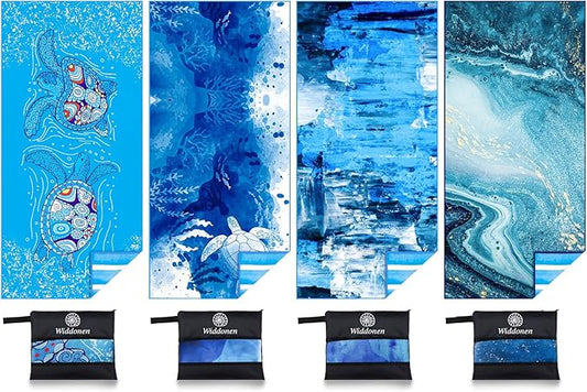 Lightweight Thin Microfiber Beach Towel Sand Free Quick