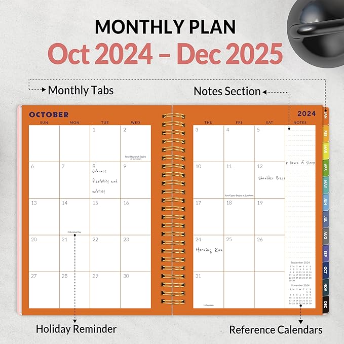 2025 Fitness Workout Journal Planner for Women & Men 2025 - 2025 Exercise 6.4" x 8.3" Fitness