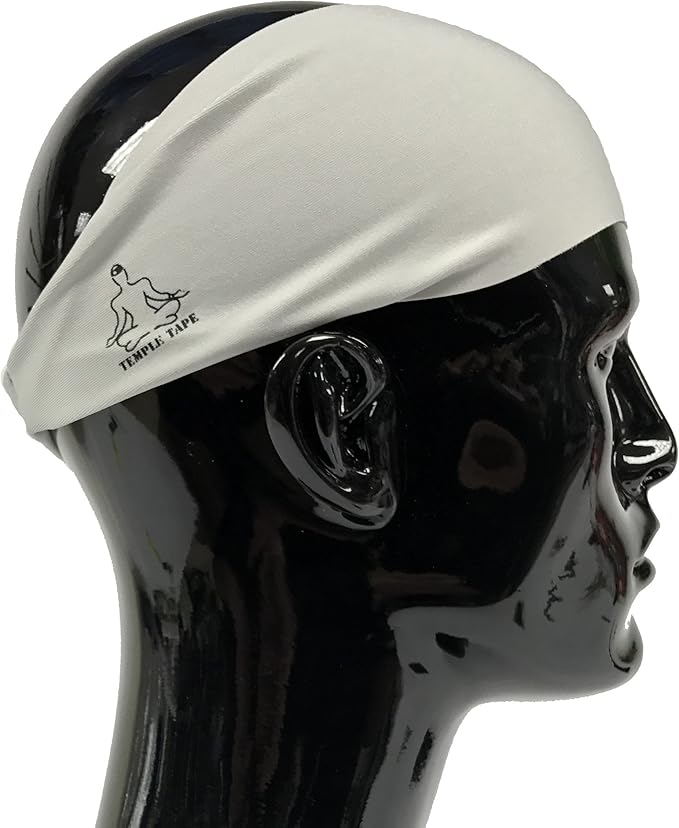 Headbands for Men and Women - Mens Sweatband & Sports Headband Moisture Wicking Workout Sweatbands for Running, Cross Training, Yoga and Bike Helmet Friendly