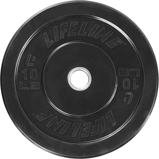 Lifeline Rubber Bumper Plate - Multiple Weight Options
