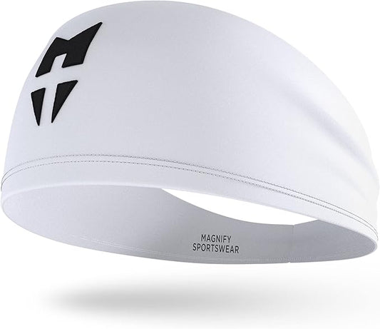 Men's Headband for Athletes of Faith - Moisture Wicking Athletic Sweat Band for Running, Gym, Workout, Football, Baseball, Basketball, Soccer - Magnify Sportswear