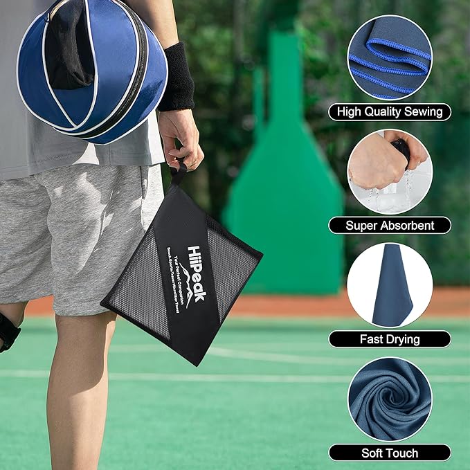 HiiPeak Quick Dry Towel - 2 Pack Microfiber 32 * 16" 2pcs) 2pcs)