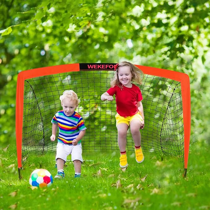 WEKEFON Soccer Goals 2 - 3.6'x2.7' Portable
