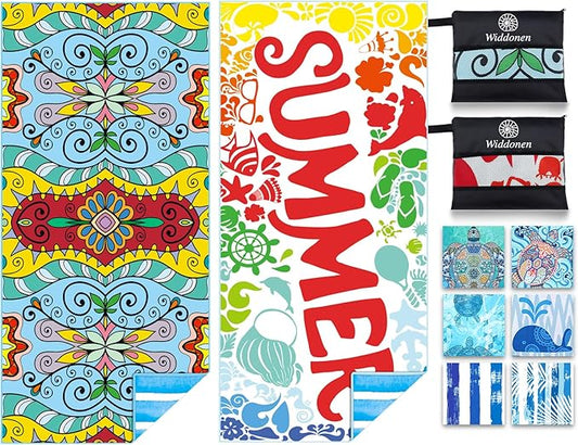 Microfiber Lightweight Beach Towel Sand Free Quick Dry